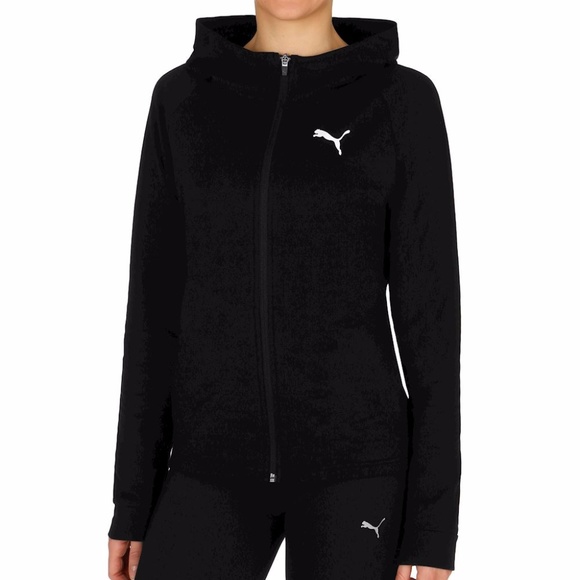 Puma Jackets & Blazers - Black Puma Zip Jacket